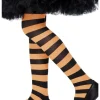 Smiffys Tights, Orange &amp; Black< New