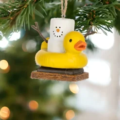 Smores Rubber Duck in Pool Float Ornament< Sale