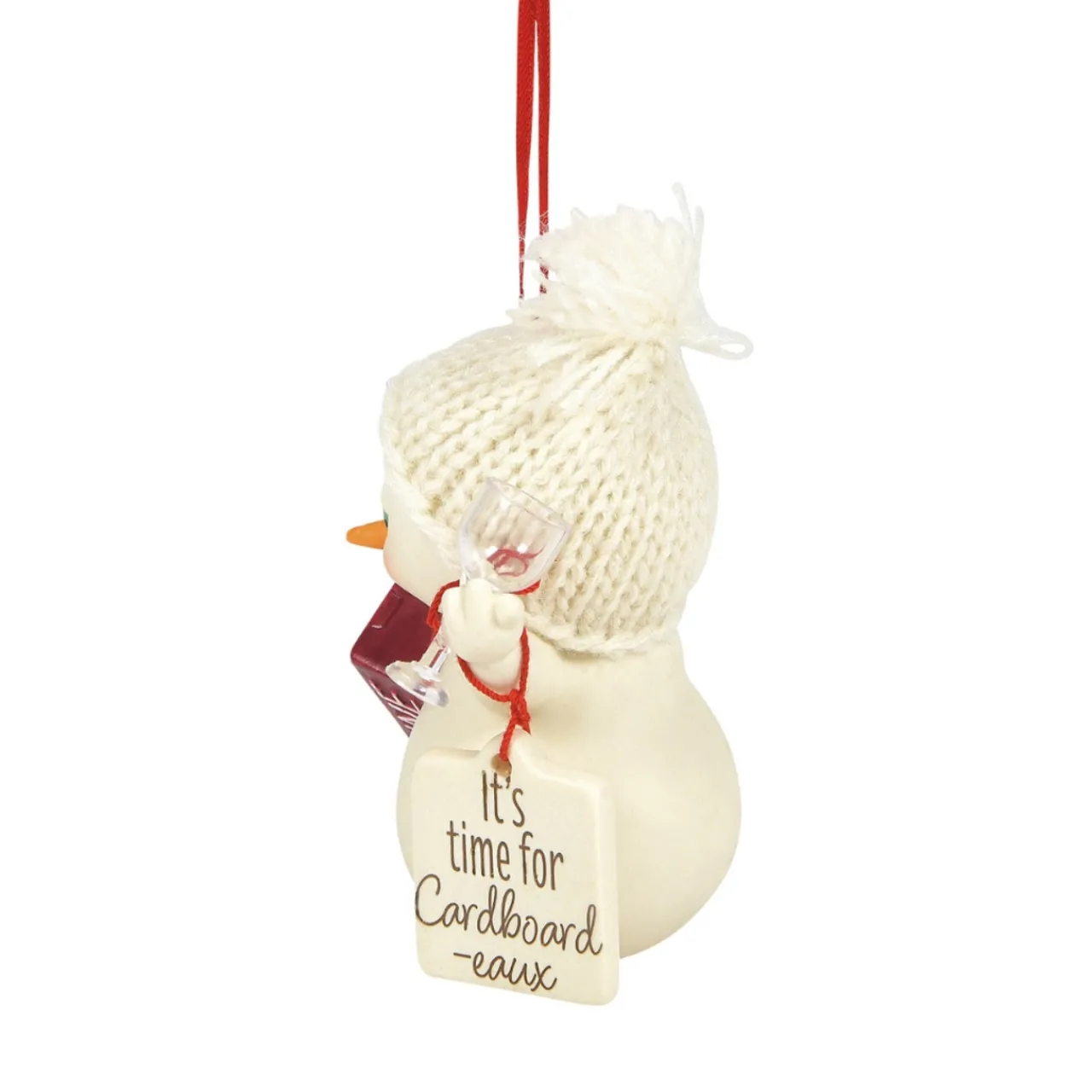 Snowpinions Time for Cardboard-eaux Snowman Ornament<Department 56 Discount
