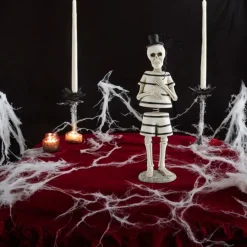 Standing Skeleton Man With Glittered Spider Bobble Head< Online
