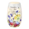 – Small Butterflies Appear With Blue Flowers Illuminated Lighted Vas<Stony Creek Outlet