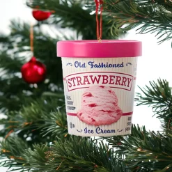 Strawberry Ice Cream Pint Ornament<Kurt Adler Best