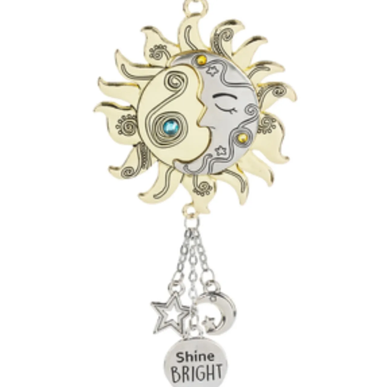 Sun Moon Car Charm Ornament Shine Bright< Discount