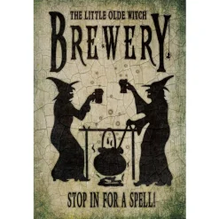 Sunstar- Metal sign assortment- Witches, Set of 3< Hot