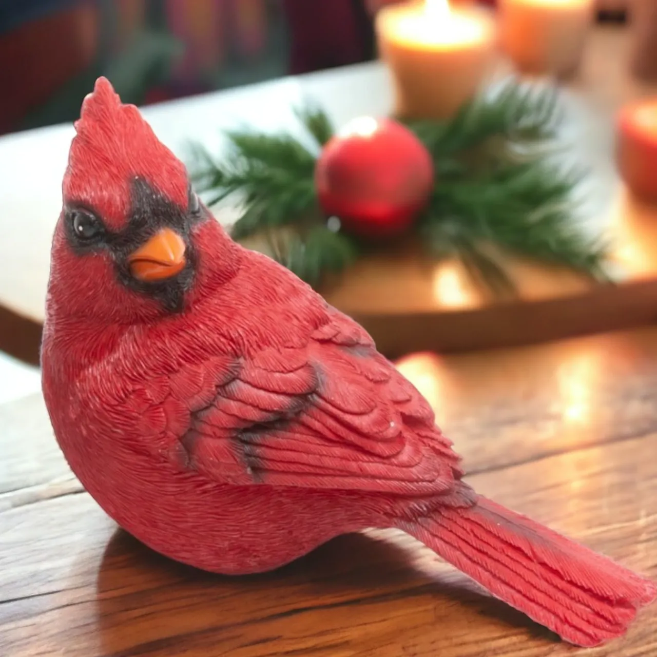 Tail Down Cardinal Figurine< Outlet