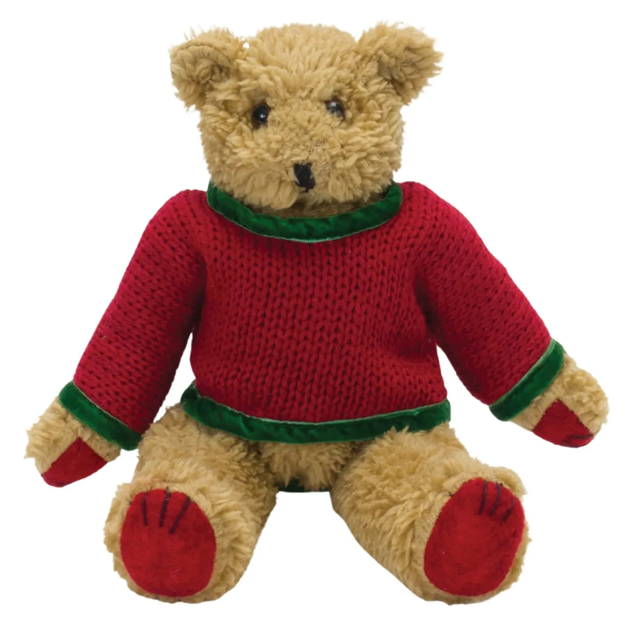 Teddy Bear with Red Sweater< New
