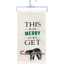 This Is As Merry As We Get Dish Towel< Outlet