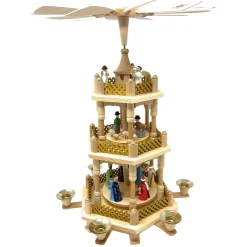 3-Tier Nativity Pyramid<Richard Glaesser New