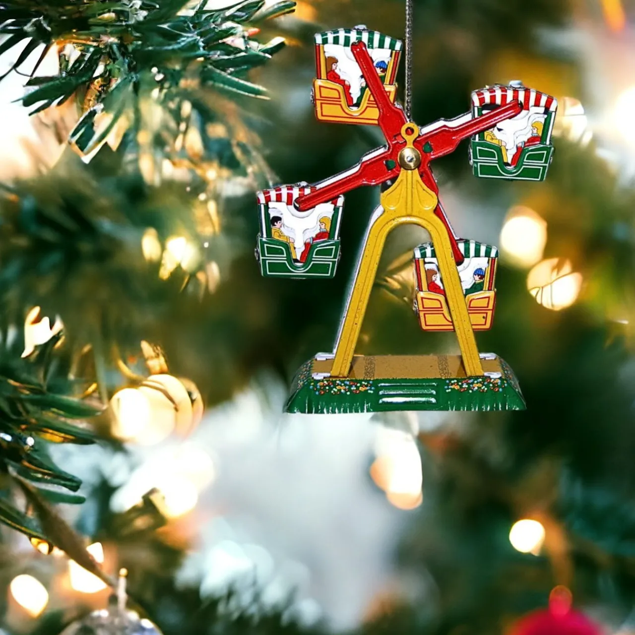 Tin Ferris Wheel Ornament< Sale