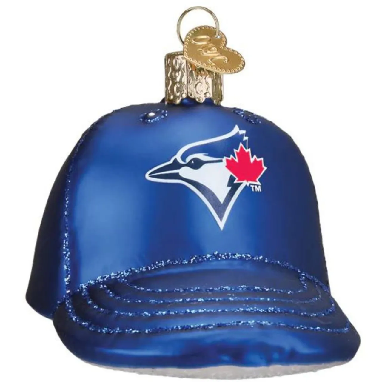 Toronto Blue Jays Baseball Cap Ornament - The Christmas Loft<Old World Glass New