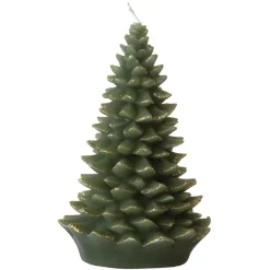 Unscented Evergreen Tree Shaped Candle< Hot