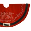 Velvet Santa Belt Merry Christmas Tree Skirt< Fashion