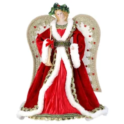 Velvet with Jewels Angel Tree Topper< Online