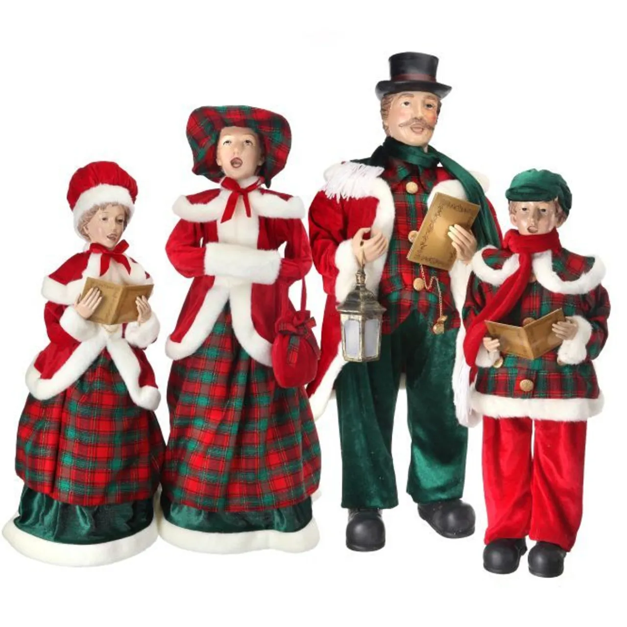 Victorian Christmas Caroling Family< Clearance