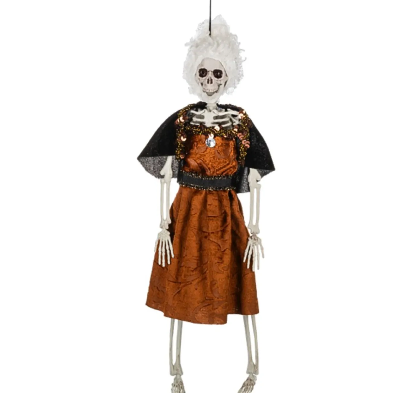 Victorian Skeleton - Orange Dress< Outlet