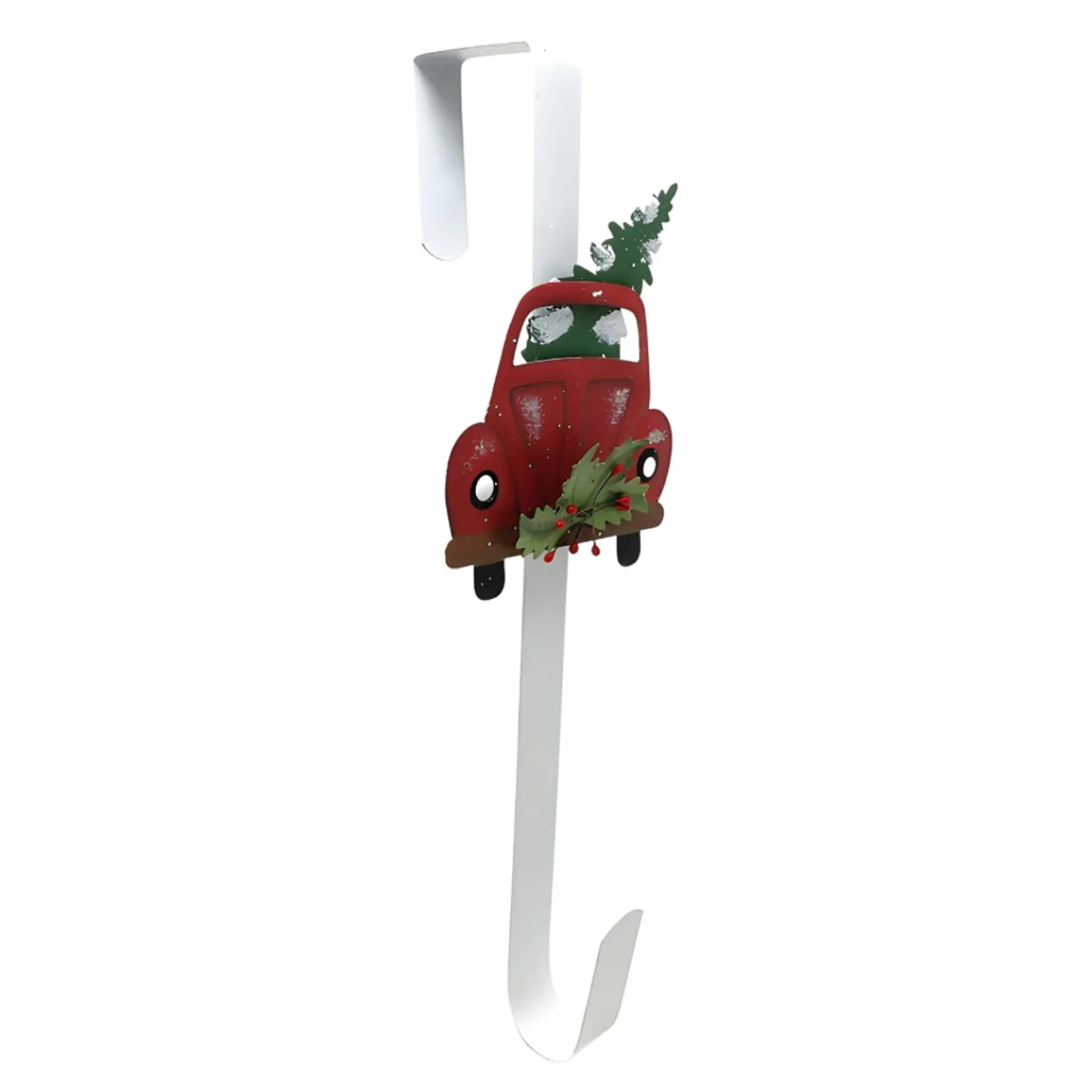 Vintage Red Truck Metal Wreath Hanger, 14.9in< Discount