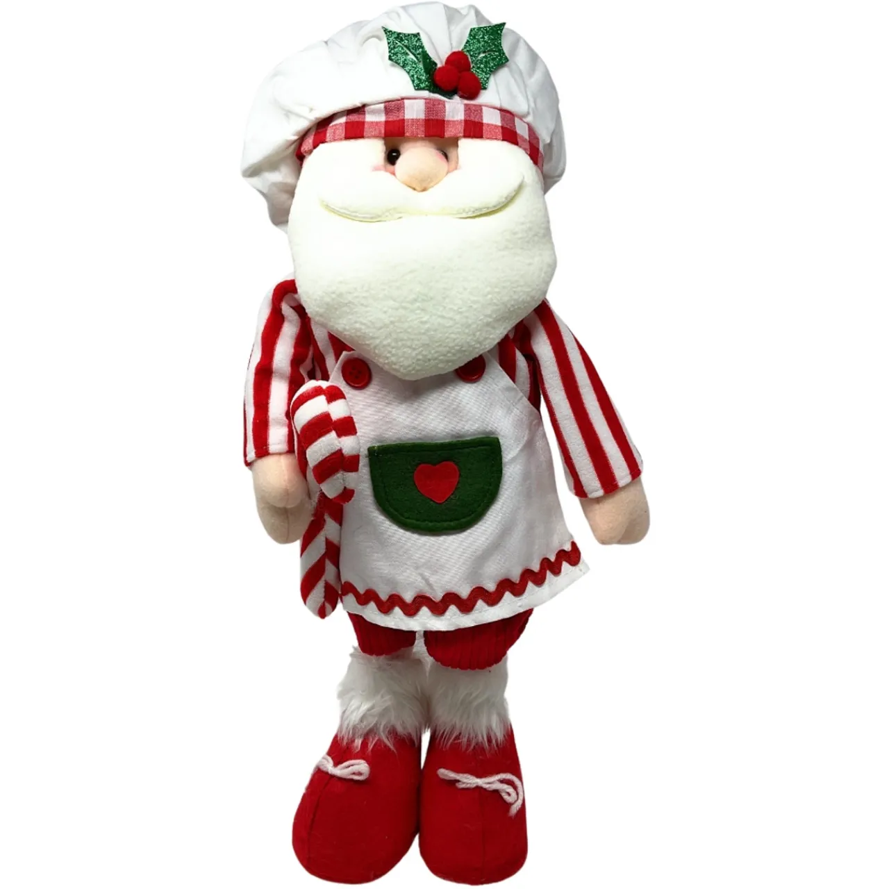 Whimsical Plush Mrs. Claus Chef Stander< Sale