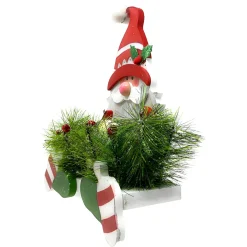 Whimsical Santa With Candle Mantle Decor< Hot