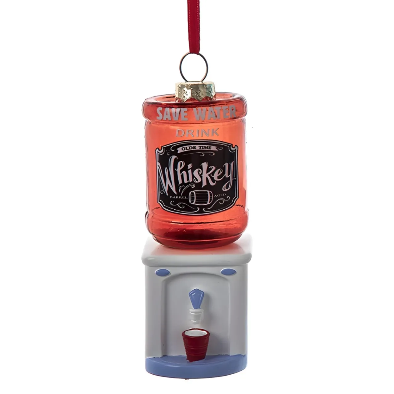 Whiskey Cooler Ornament<Kurt Adler Hot
