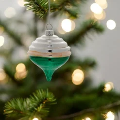 White and Green Onion Ornament< Sale