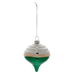 White and Green Onion Ornament< Sale