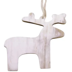 White Deer Cow Horn Ornament< Discount