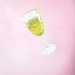 White Wine Glass Holiday Ornament<Cody Foster & Co. Best
