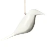 White Wood Bird Ornament< Outlet