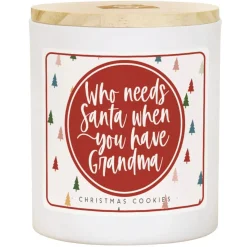 Who Needs Santa Candle with Christmas Cookie Scent< Online