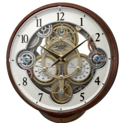 Widget - Woodgrain Clock<Rhythm Clocks Clearance
