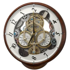 Widget - Woodgrain Clock<Rhythm Clocks Clearance