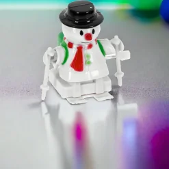 Wind-Up Skiing Snowman Toy< Discount