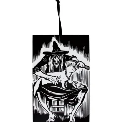 Witch And Cat Wall Hanger< Discount