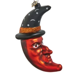 Witchy Moon with Hat ornament< Hot