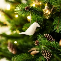 Wood Bird Ornament - Natural< Fashion