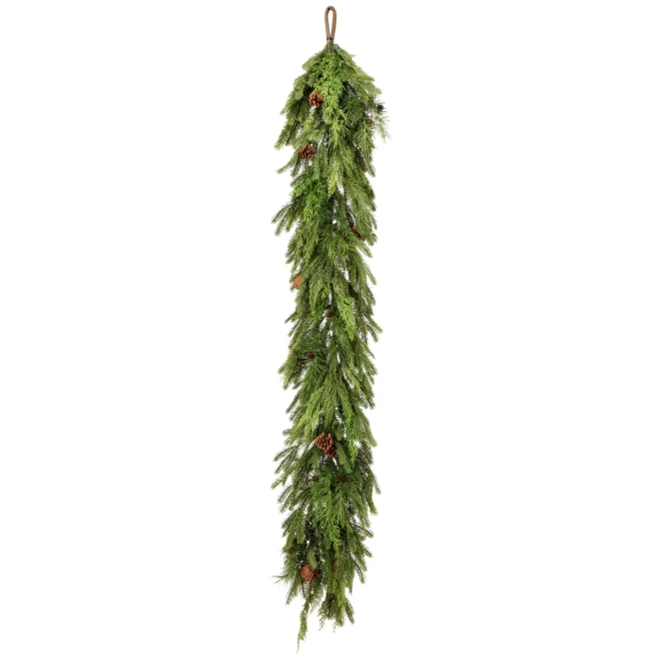 72x12 Inch Natural Touch Mix Evergreen Garland< Clearance