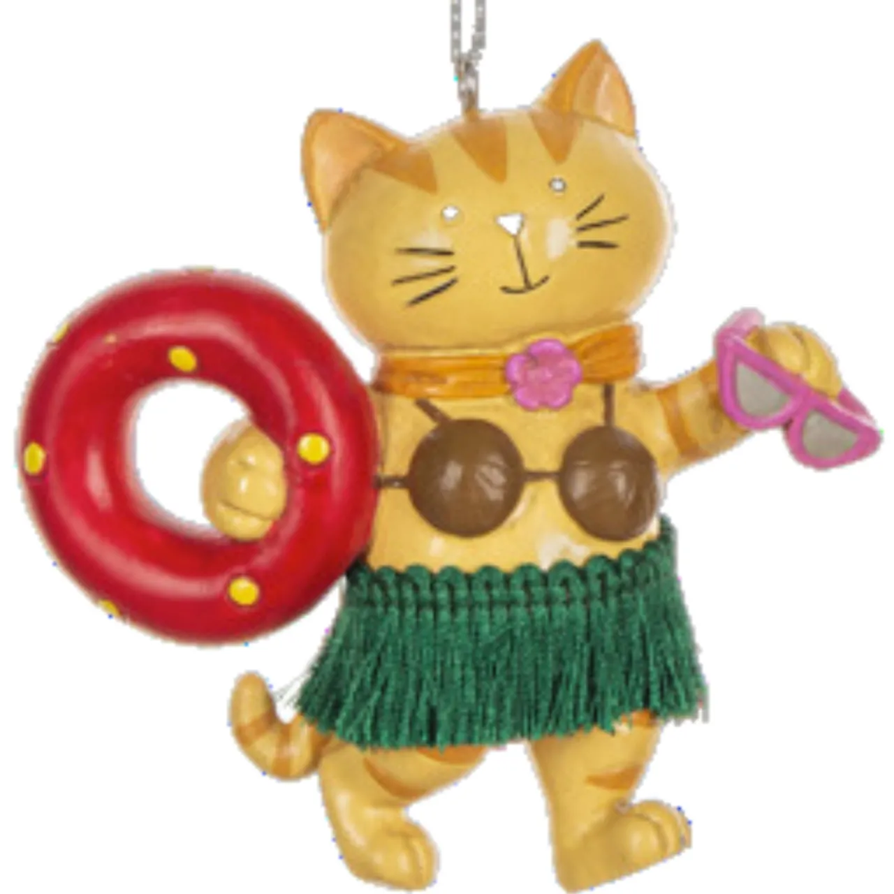 Yellow Beach Cat Ornament< Discount